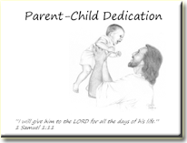 Parent/Child Dedication